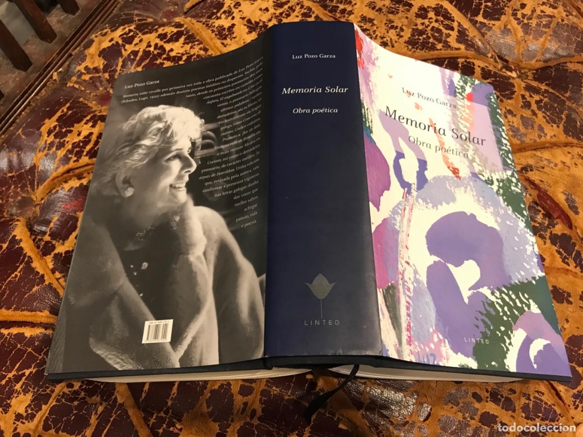 Libros de segunda mano: LUZ POZO GARZA. MEMORIA SOLAR. OBRA PO&Eacute;TICA. 2004, LINTEO