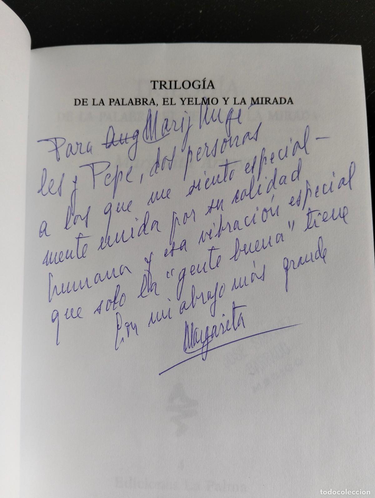 Libros de segunda mano: Poesia. Dedicado por el Autor. Trilogia, Palabra, Yelmo y MIrada, ed. Palma,1997 VISITA CATALOGO L55