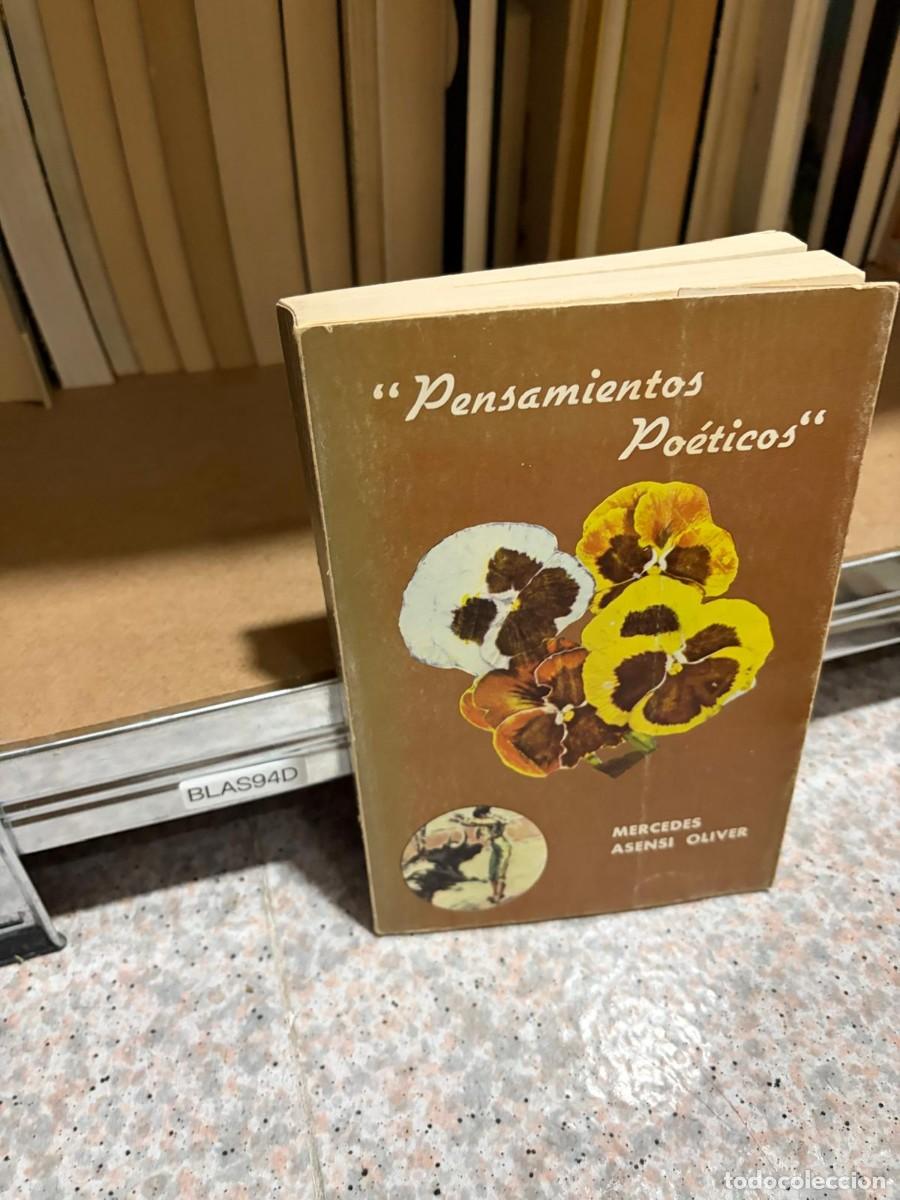 Libros de segunda mano: BLAS94D Mercedes Asensi Oliver &mdash; Pensamientos Po&eacute;ticos &mdash;