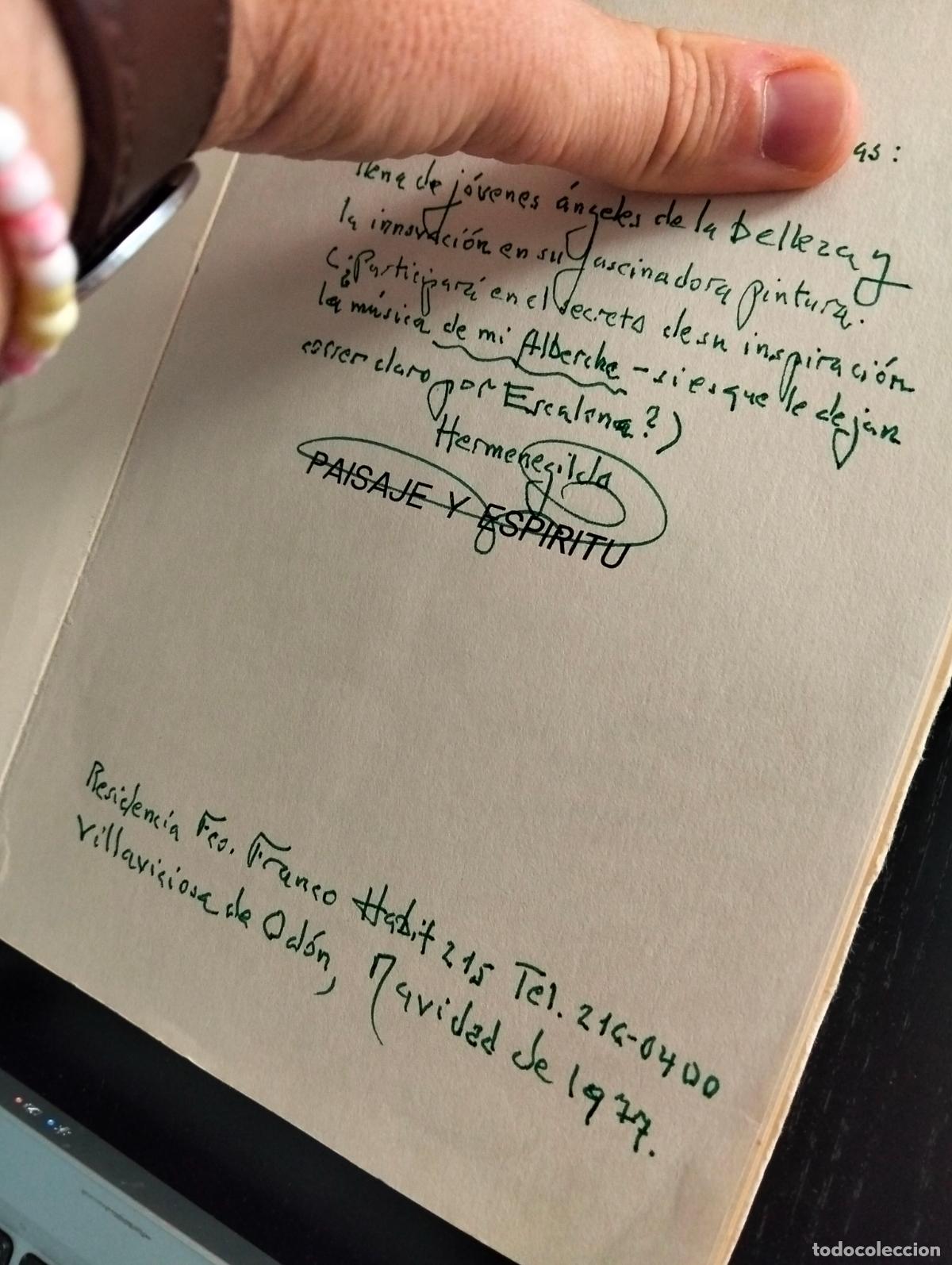 Libros de segunda mano: Dedicado por el Autor. Poesia. Paisaje y Espiritu, Hermenegildo Martin, 1977. VISITA CATALOGO L55