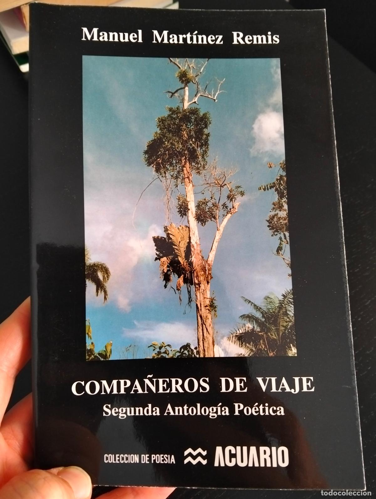Libros de segunda mano: Dedicado por el Autor. Poesia. Compa&ntilde;eros de Viaje, Manuel Martinez, ed. Andromeda, 1989 L55