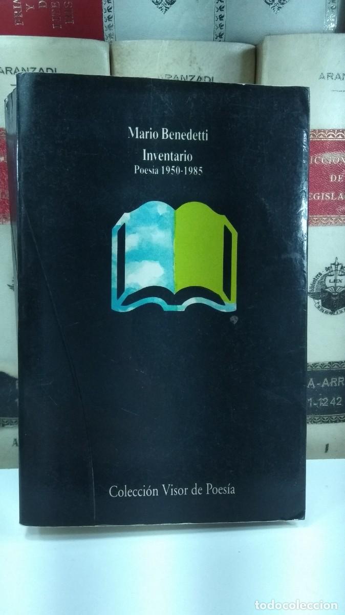Libros de segunda mano: INVENTARIO. POES&Iacute;A 1950-1985. MARIO BENEDETTI. Colecci&oacute;n Visor de Poes&iacute;a. Edita Visor Libros 2003.