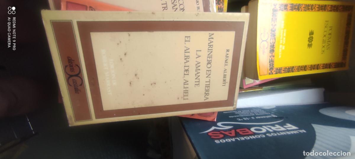 Libros de segunda mano: MARINERO EN TIERRA / LA AMANTE / EL ALBA DEL ALHEL&Iacute; RAFAEL ALBERTI EDITORIAL CASTALIA 1977