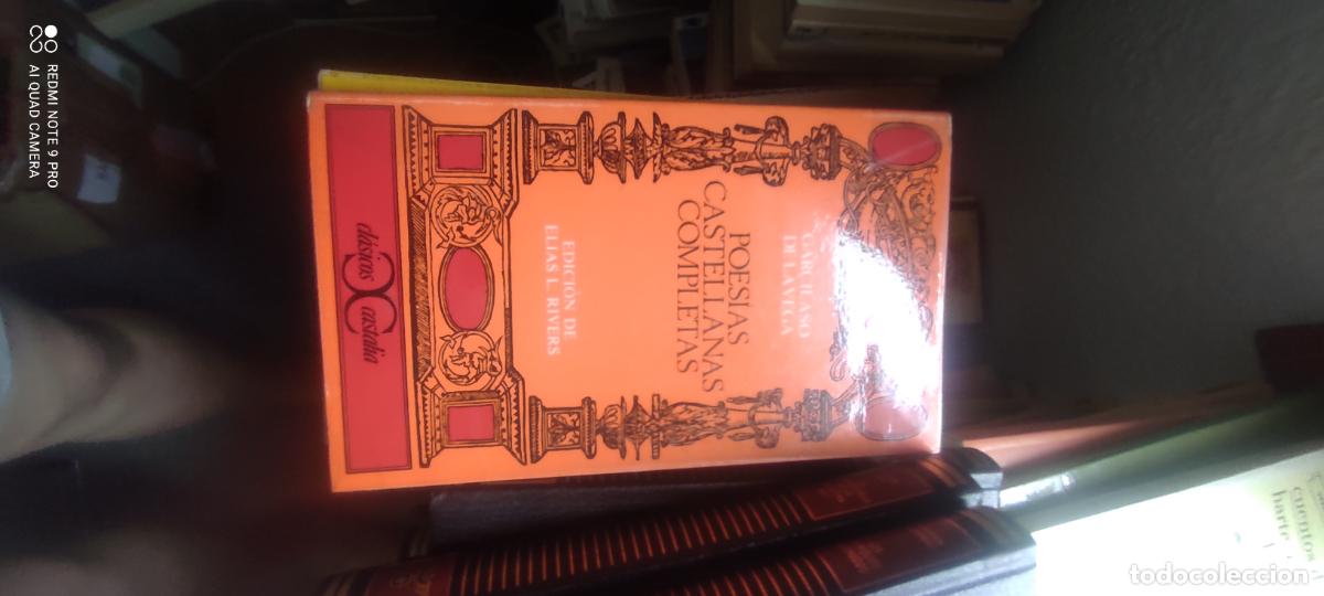 Libros de segunda mano: Garcilaso. Poesias castellanas completas. Castalia