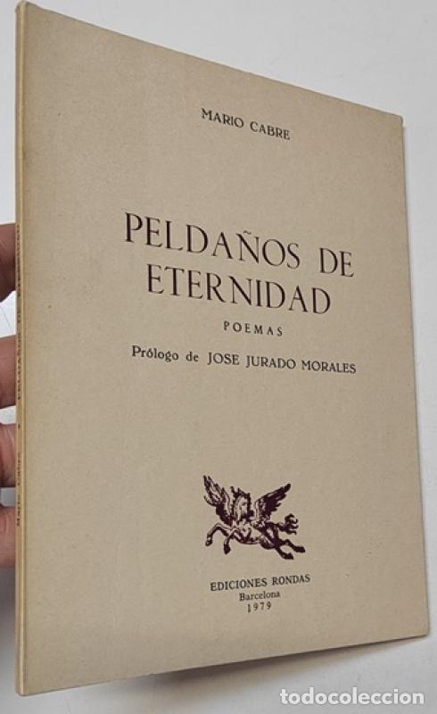 Libros de segunda mano: Pelda&ntilde;os de eternidad (dedicado por el autor) - Mario Cabr&eacute;