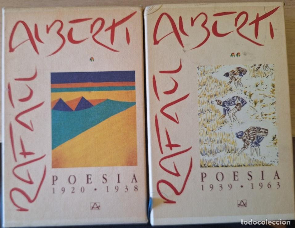 Libros de segunda mano: POESIA. TOMO I Y II. TOMO I: 1920 - 1938. TOMO II: 1939 - 1963. EN UN ESTUCHE. OBRAS COMPLETAS. EDIC