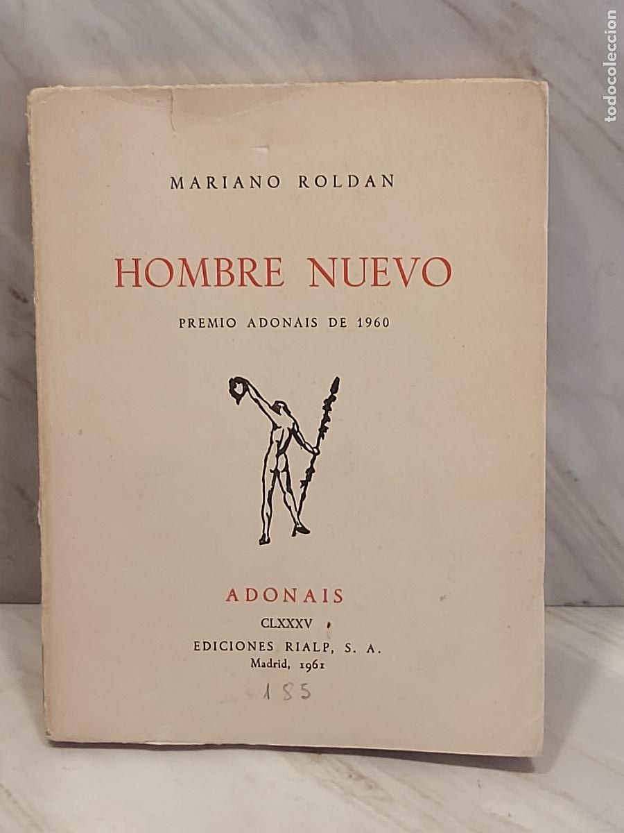 Libros de segunda mano: A&Ntilde;O 1961 !! | HOMBRE NUEVO | MARIANO ROLD&Aacute;N | PREMIO ADON&Aacute;IS | EJEMPLAR N.&ordm; XXXIII DE 70 | FIRMADO