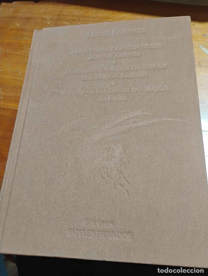 Libros de segunda mano: Algo Sobre la Muerte del Mayor Sabines por Jaime Sabines, Ed Triling&uuml;e, Ilustrado por Rafael Coronel