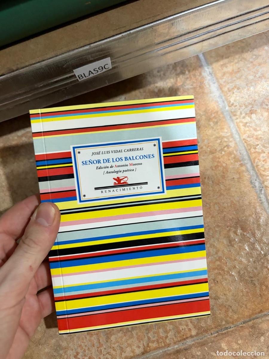 Libros de segunda mano: BLAS9C Jos&eacute; Luis Vidal Carreras &mdash; Se&ntilde;or de los balcones. Antolog&iacute;a po&eacute;tica &mdash; Renacimiento