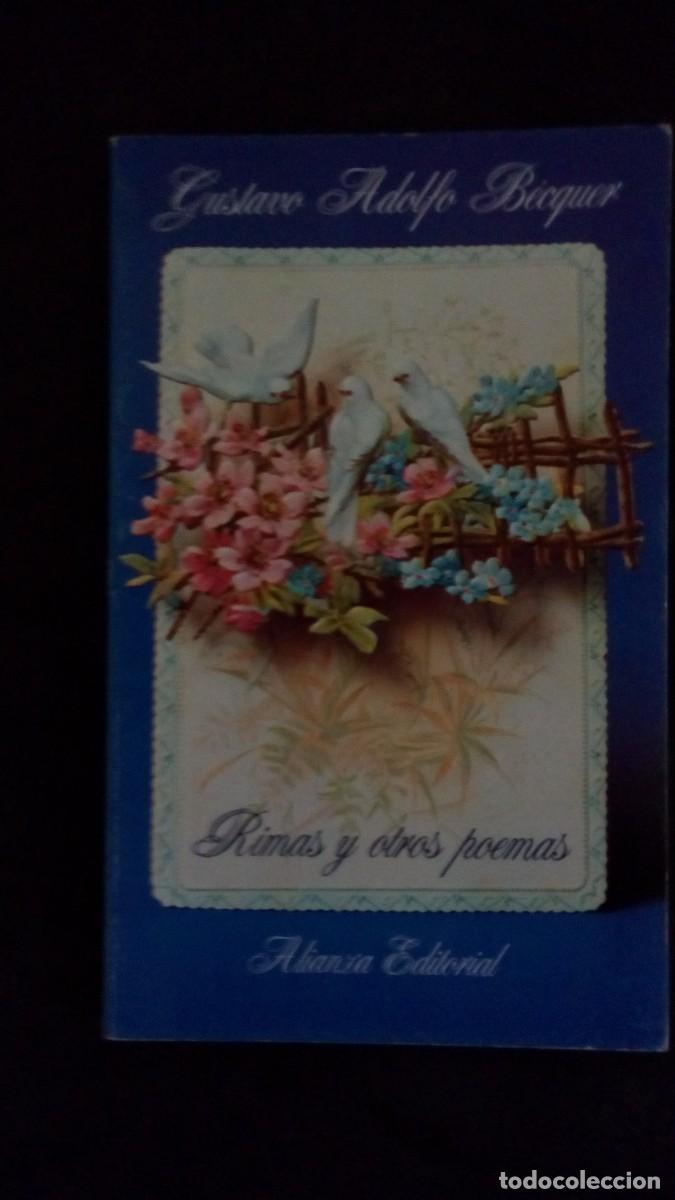 Libros de segunda mano: Rimas y otros poemas, Gustavo Adolfo Becquer, Alianza, -COMO NUEVO
