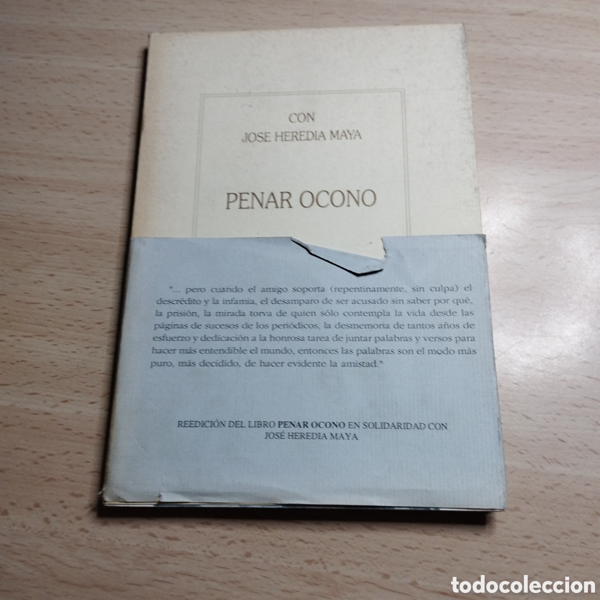 Libros de segunda mano: Penar Ocono. Jos&eacute; Heredia Maya. 1992. Universidad de granada.