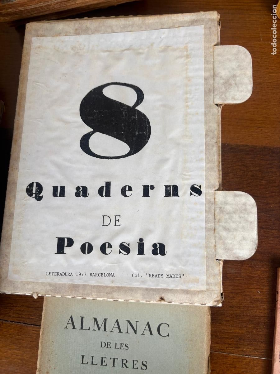 Libros de segunda mano: 8 quaderns poesia detalles en fotos