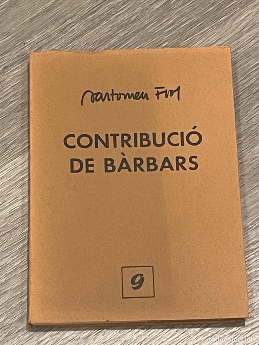 Gebrauchte B&uuml;cher: BARTOMEU FIOL - CONTRIBUCI&Oacute; DE B&Agrave;RBARS - GUARET 1A.ED. 1980