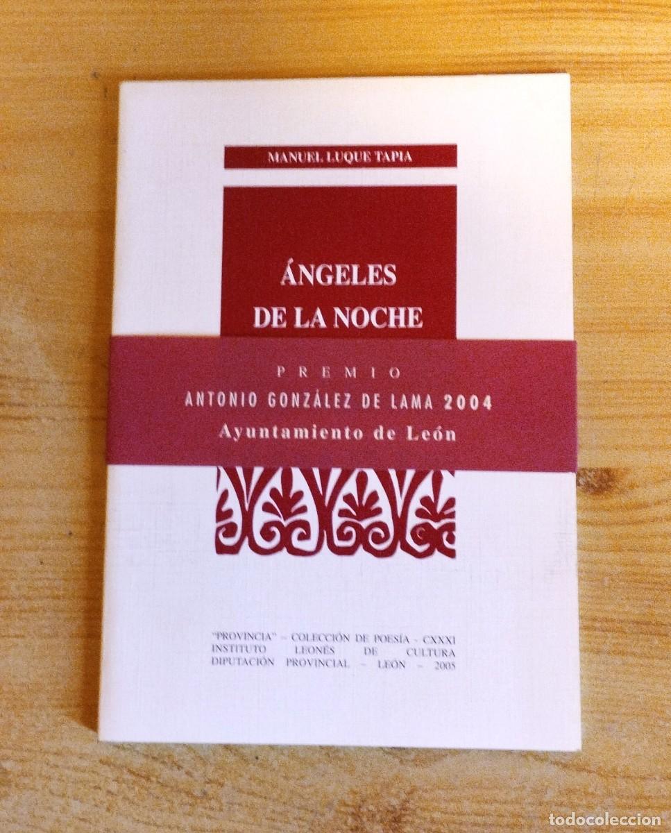Libros de segunda mano: &Aacute;NGELES DE LA NOCHE - MANUEL LUQUE TAPIA - PREMIO ANTONIO GONZ&Aacute;LEZ DE LAMA 2004