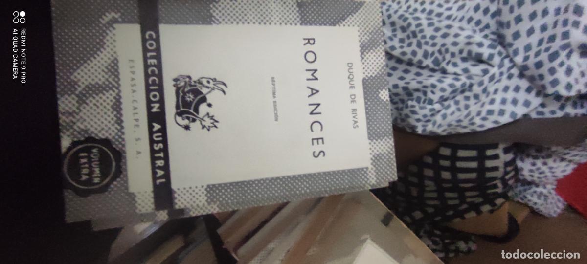 Libros de segunda mano: Rivas. Romances. Austral