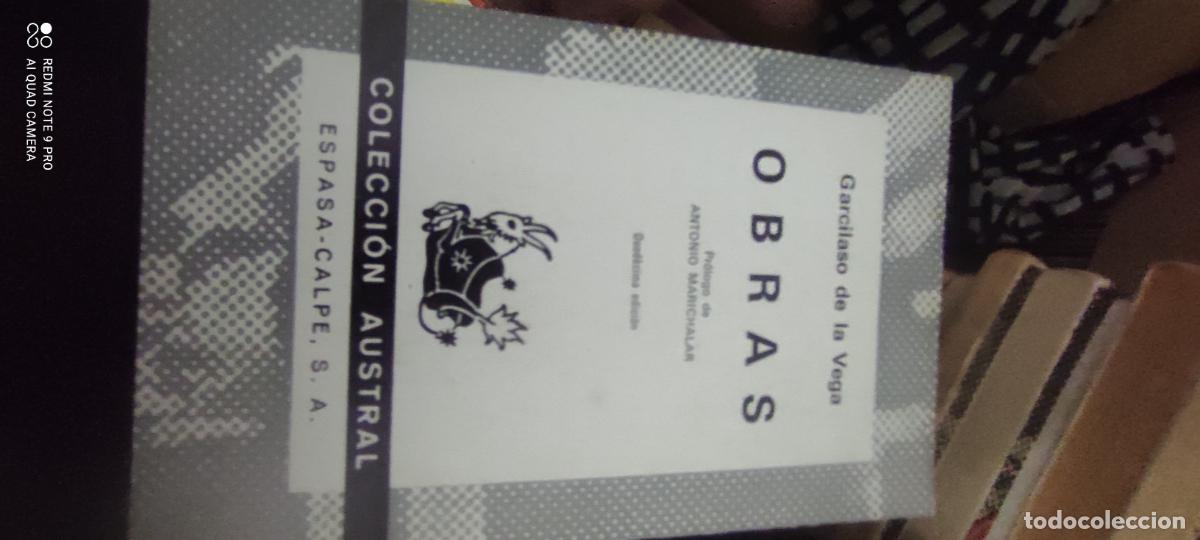 Libros de segunda mano: Garcilaso. Obras. Austral