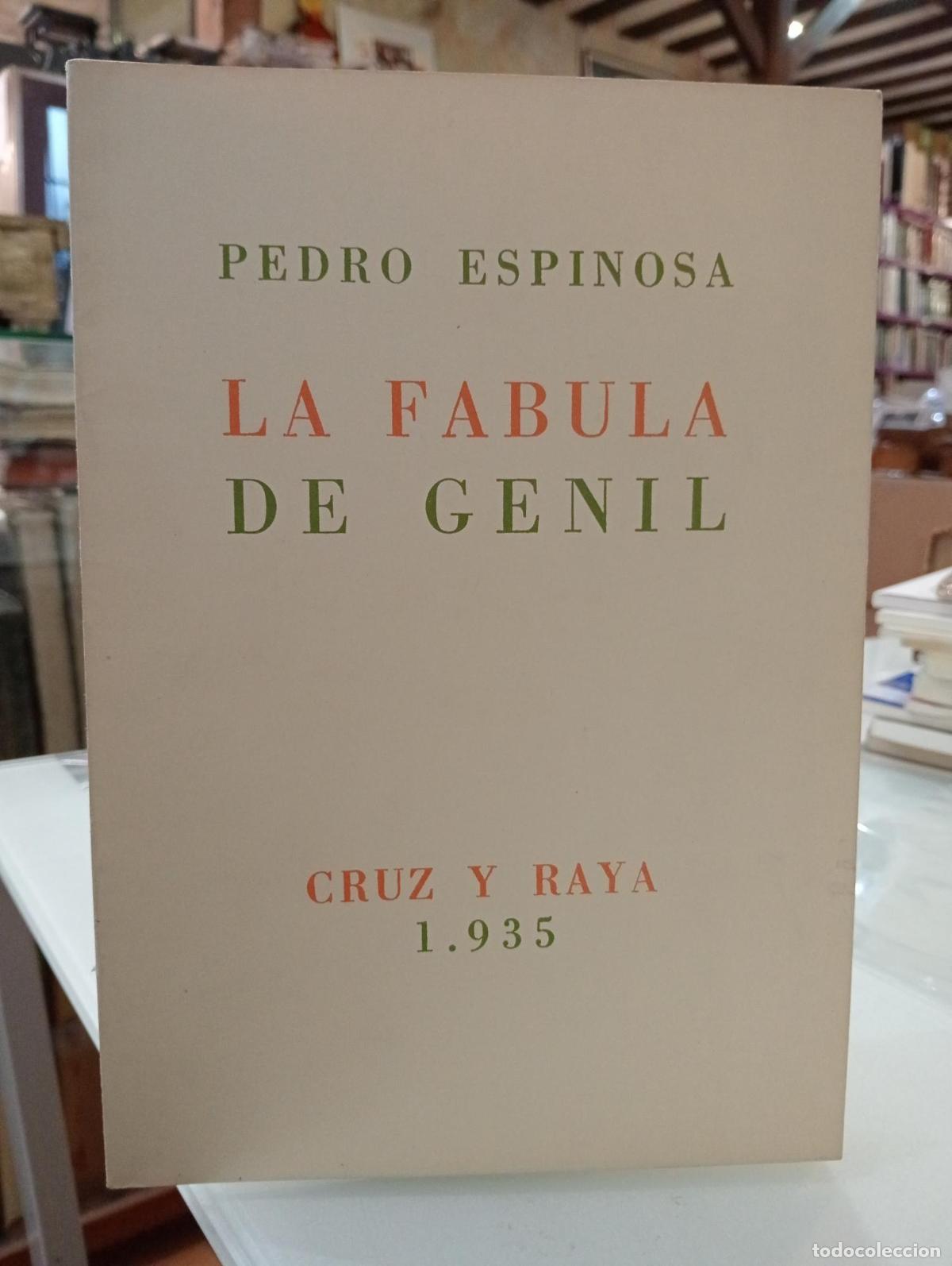 Libros de segunda mano: La f&aacute;bula del Genil - Espinosa, Pedro.