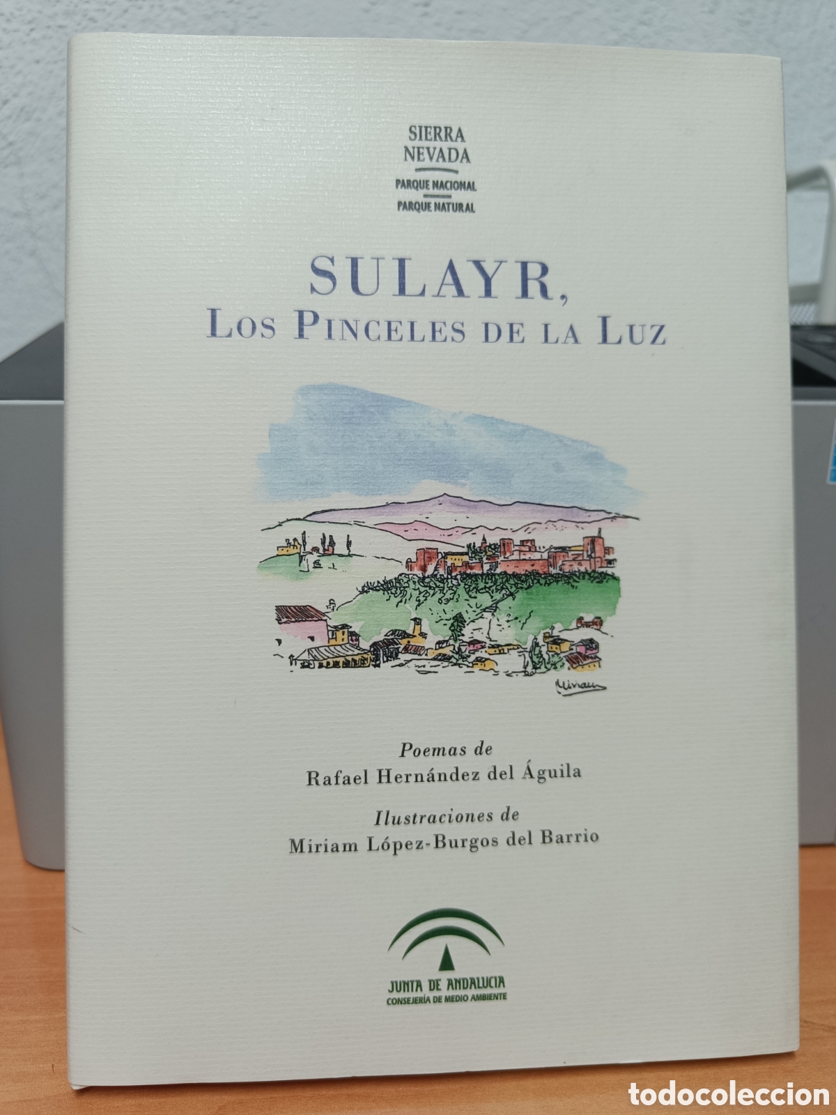 Libros de segunda mano: SULAYR, LOS PINCELES DE LA LUZ. POEMAS RAFAEL HERN&Aacute;NDEZ DEL &Aacute;GUILA. ILUSTRACIONES M. L&Oacute;PEZ-BURGOS