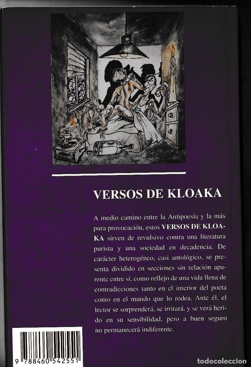 Libros de segunda mano: VERSOS DE KLOAKA. KARL OHARAK. EDICIONES ALTAZOR 1995 - Foto 2
