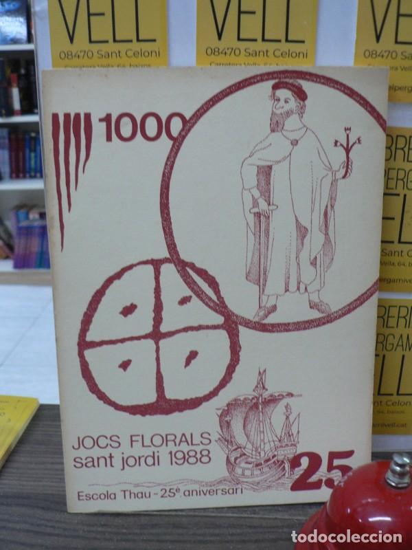 Libros de segunda mano: Jocs Florals Sant Jordi 1988 (25&egrave; aniversari Escola Thau) - Escola Thau - 1988