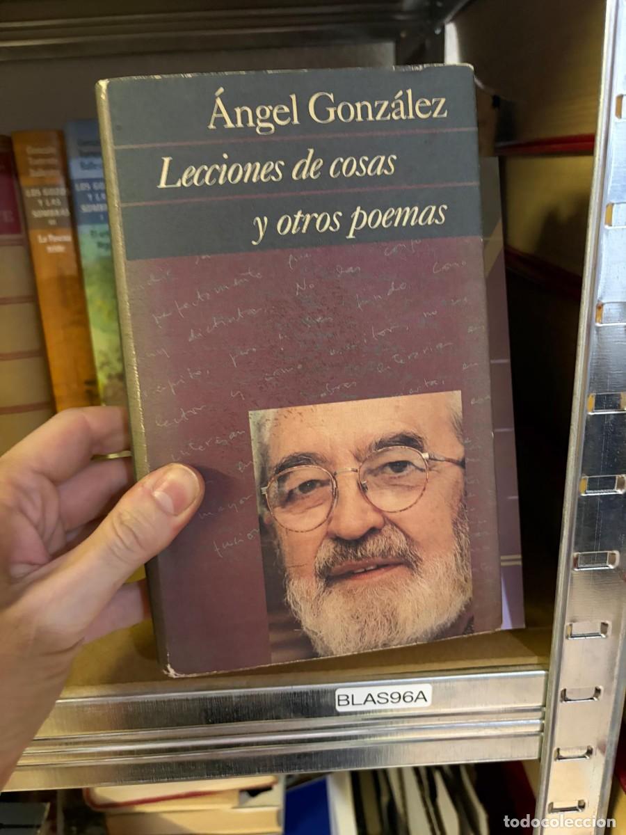 Libros de segunda mano: BLAS96A &mdash; Lecciones de cosas y otros poemas &mdash; &Aacute;ngel Gonz&aacute;lez.