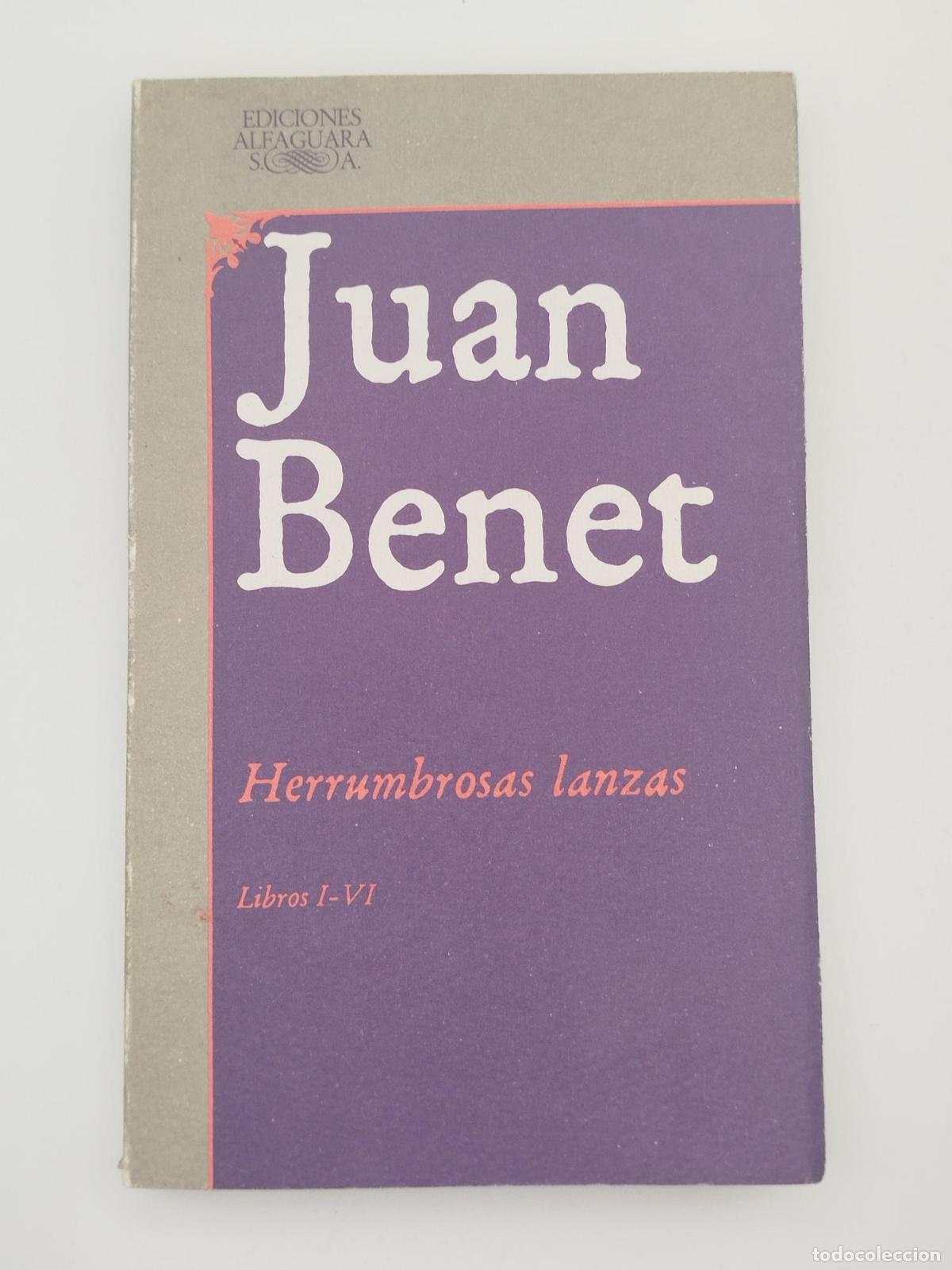 Libros de segunda mano: Herrumbrosas lanzas - Benet, Juan.