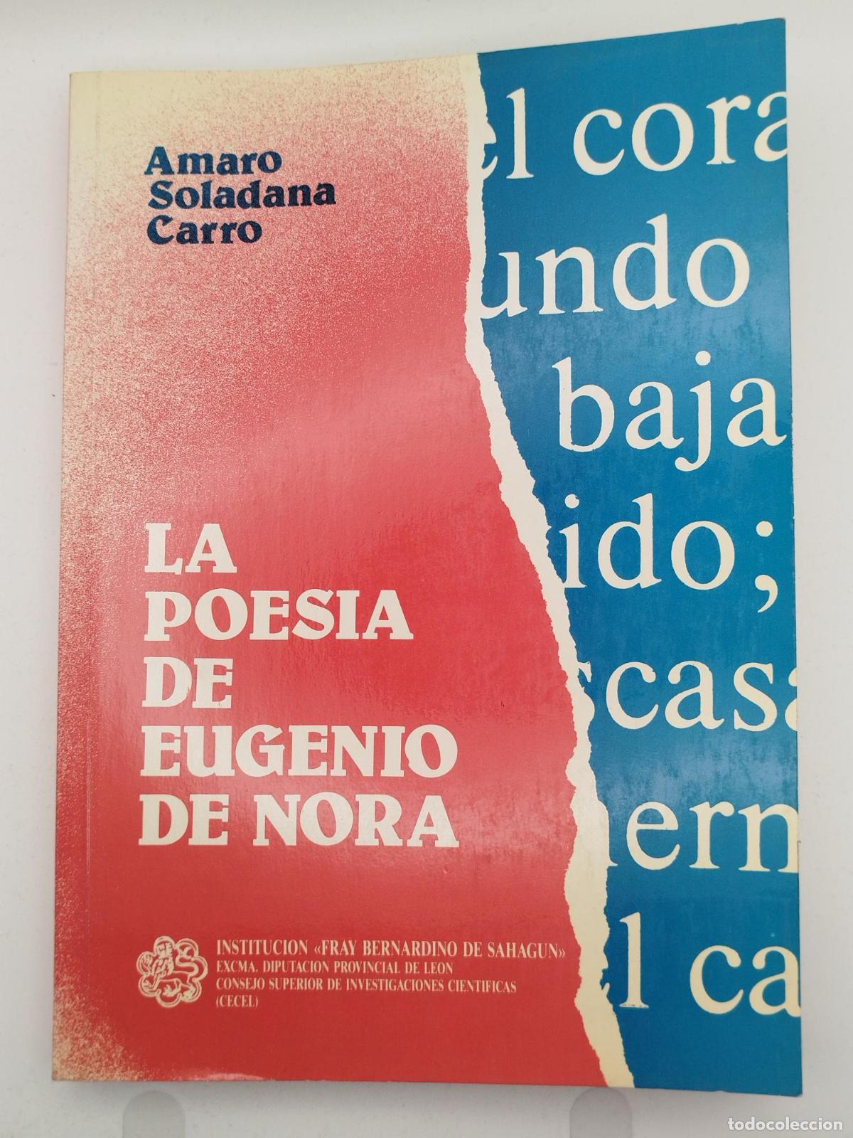 Libros de segunda mano: La poes&iacute;a de Eugenio de Nora - Soladana Carro, Amaro.
