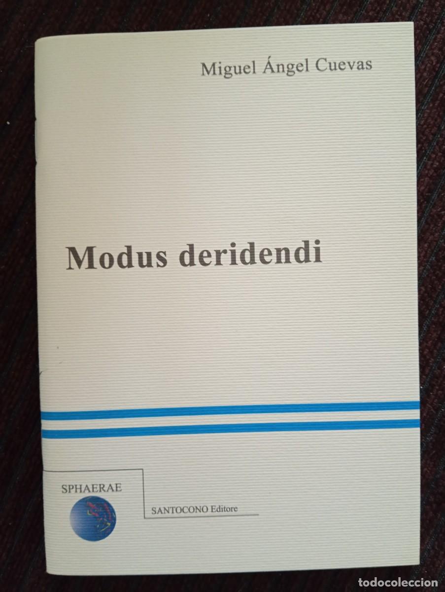 Libros de segunda mano: Miguel &Aacute;ngel Cuevas. Modus deridendi