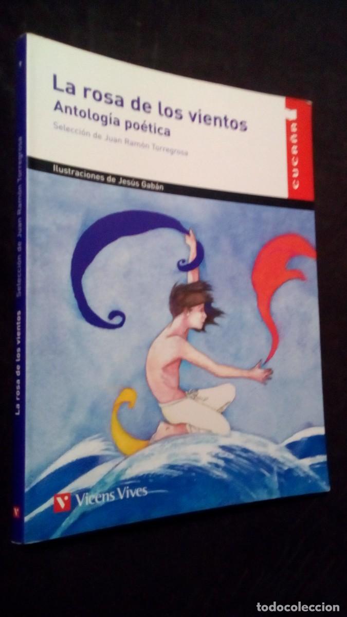 Libros de segunda mano: LA ROSA DE LOS VIENTOS ANTOLOG&Iacute;A PO&Eacute;TICA VICENS VIVES-COMO NUEVO