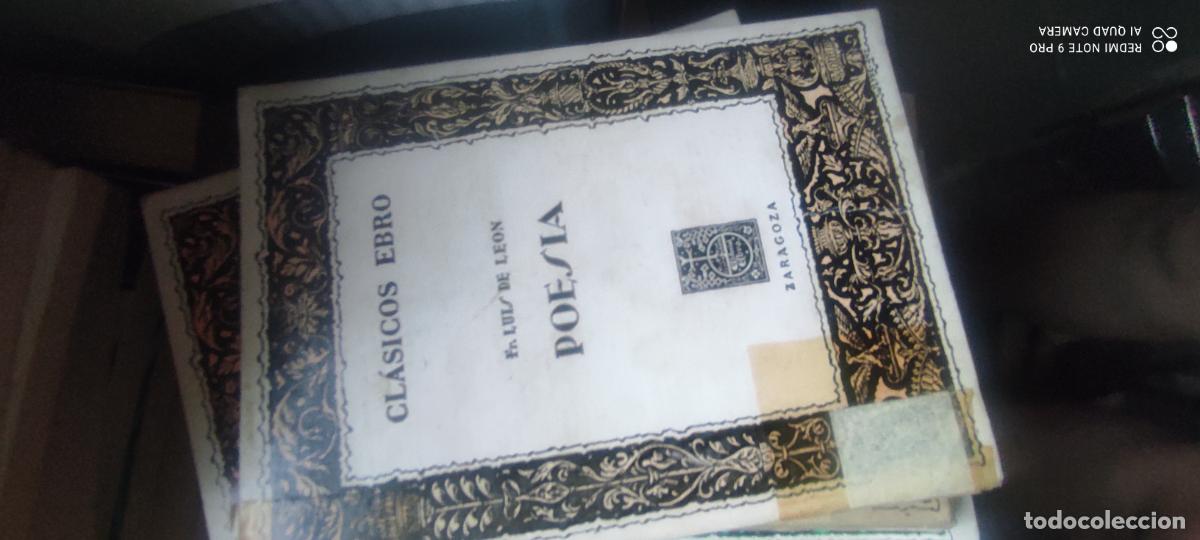 Libros de segunda mano: Cl&aacute;sicos Ebro.- Fray Luis Poes&iacute;a