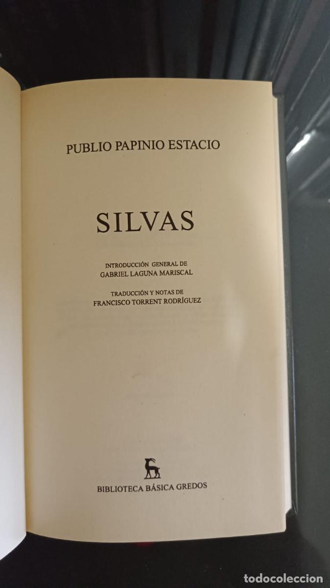 Libros de segunda mano: Publio Papinio Estacio &ndash; Silvas - Foto 3
