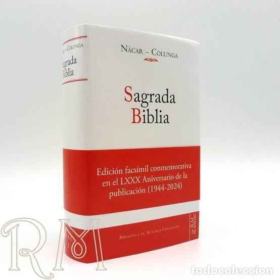 Libros de segunda mano: SAGRADA BIBLIA EDICI&Oacute;N FACS&Iacute;MIL 1944- 2024