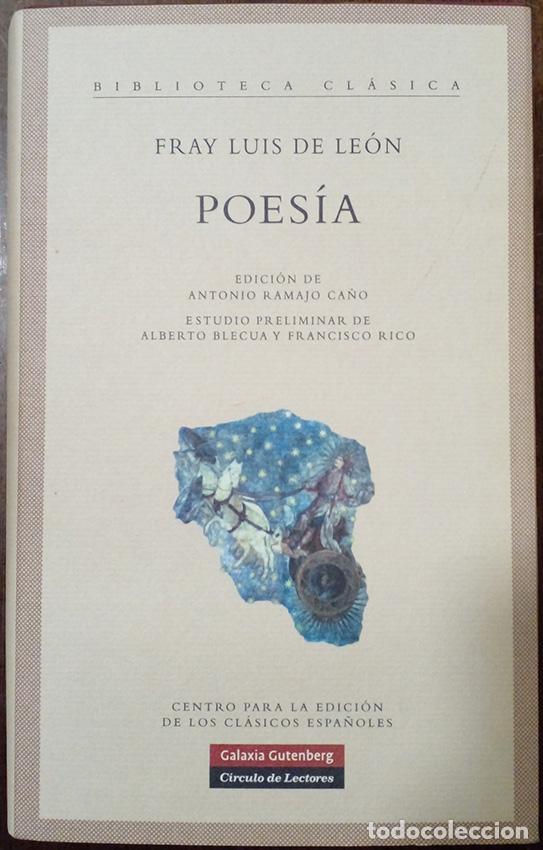Second hand books: Poes&iacute;a. - LE&Oacute;N, Fray Luis de.-