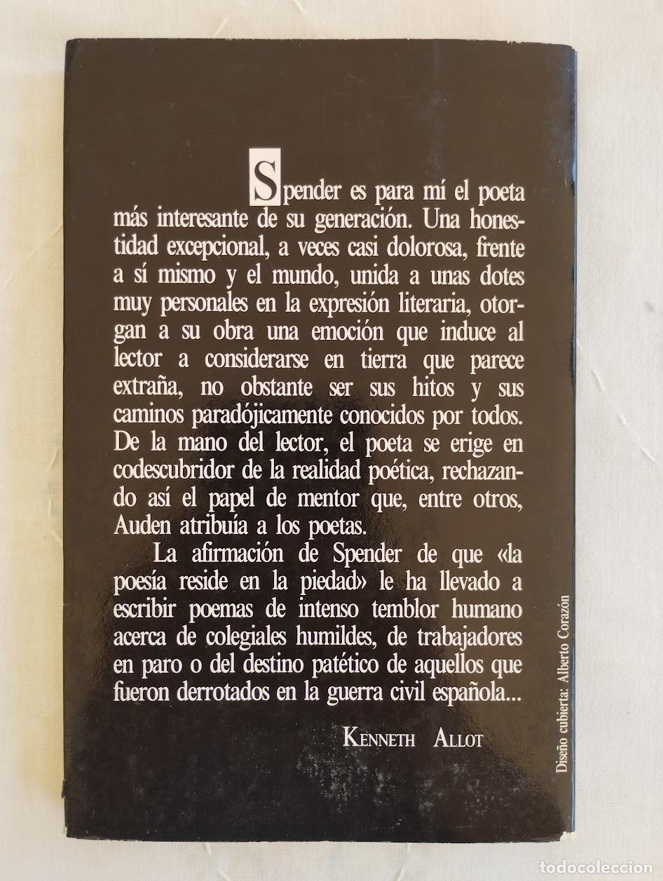 Libros de segunda mano: Poemas. - SPENDER, Stephen.- - Foto 2