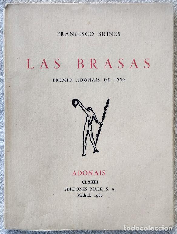 Livres d'occasion: Las brasas. - BRINES, Francisco.-