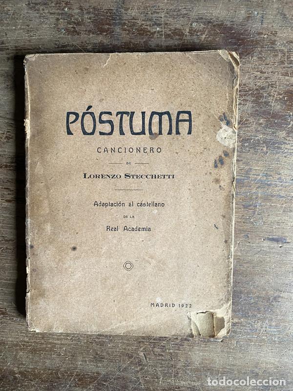Libros de segunda mano: Postuma - Stecchetti Lorenzo