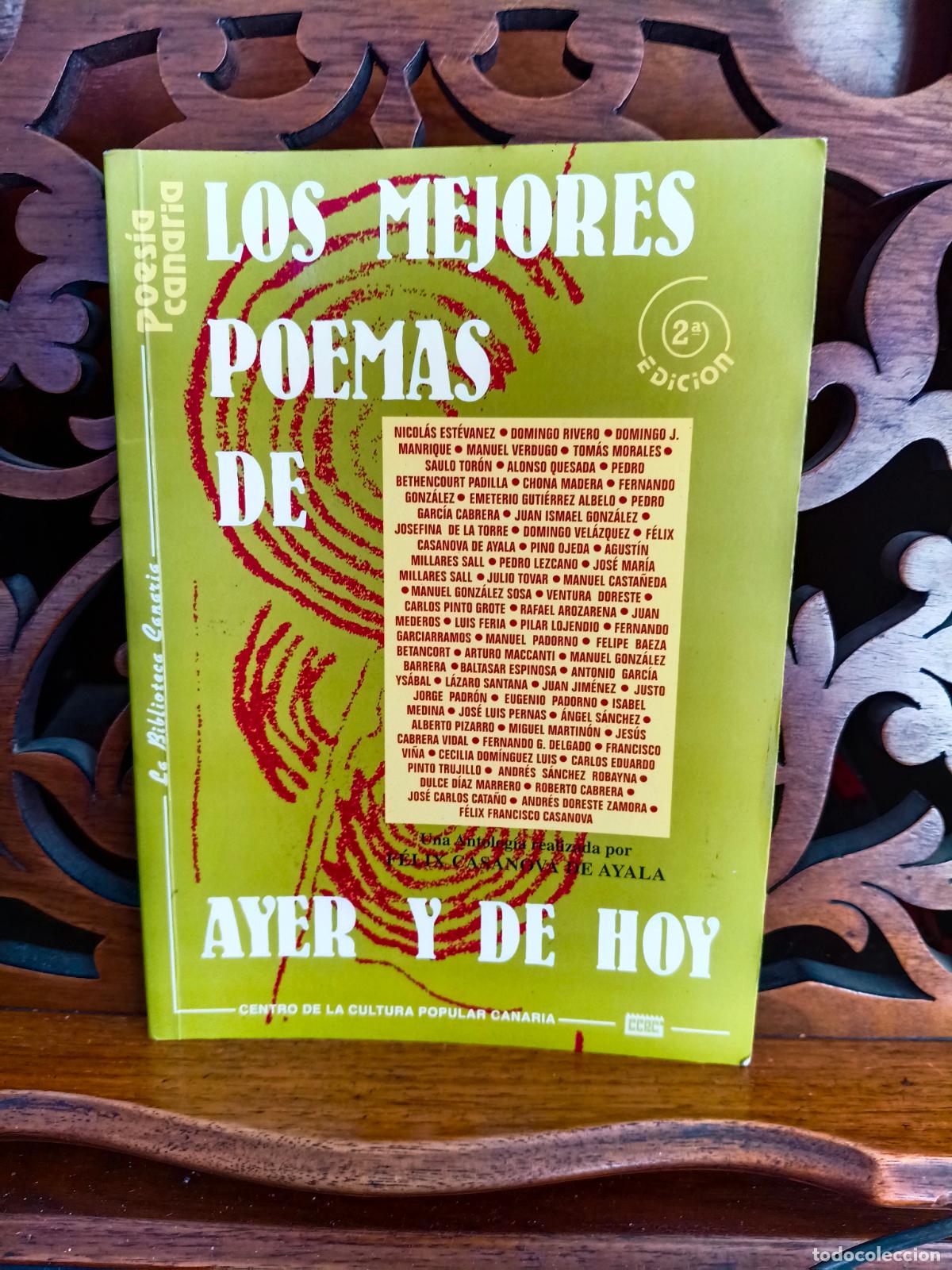 Libros de segunda mano: POESIA CANARIA. LOS MEJORES POEMAS DE AYER Y DE HOY. CANARIAS 1998
