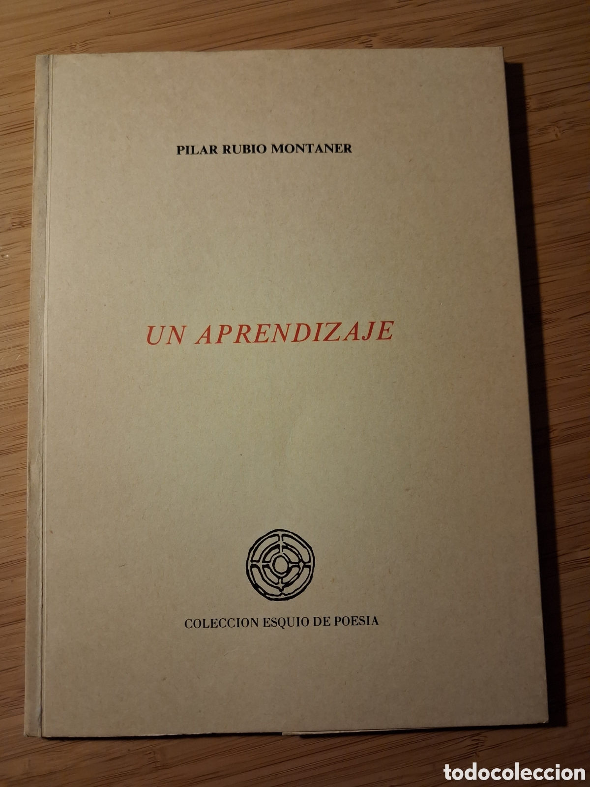 Libros de segunda mano: Un Aprendizaje - Pilar Rubio Montaner (Sociedad de cultura Valle-Inclan 1985)