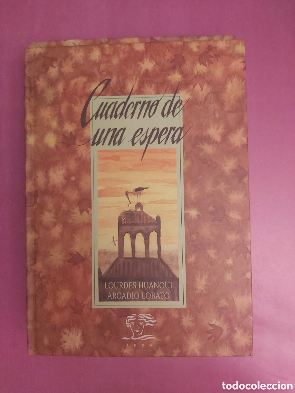 Libros de segunda mano: CUADERNO DE UNA ESPERA LOURDES HUANQUI ARCADIO LOBATO AURA PRIMERA EDICI&Oacute;N 1991 CON ESTUCHE