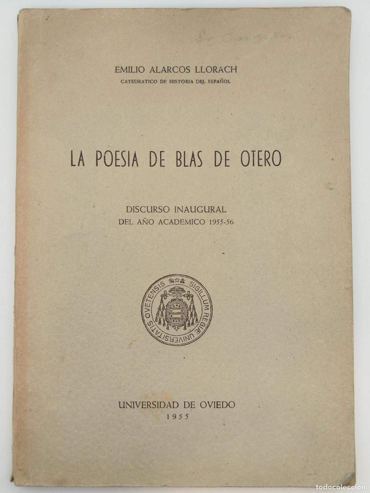 Libros de segunda mano: La poes&iacute;a de Blas de Otero - Alarcos Llorach, Emilio.