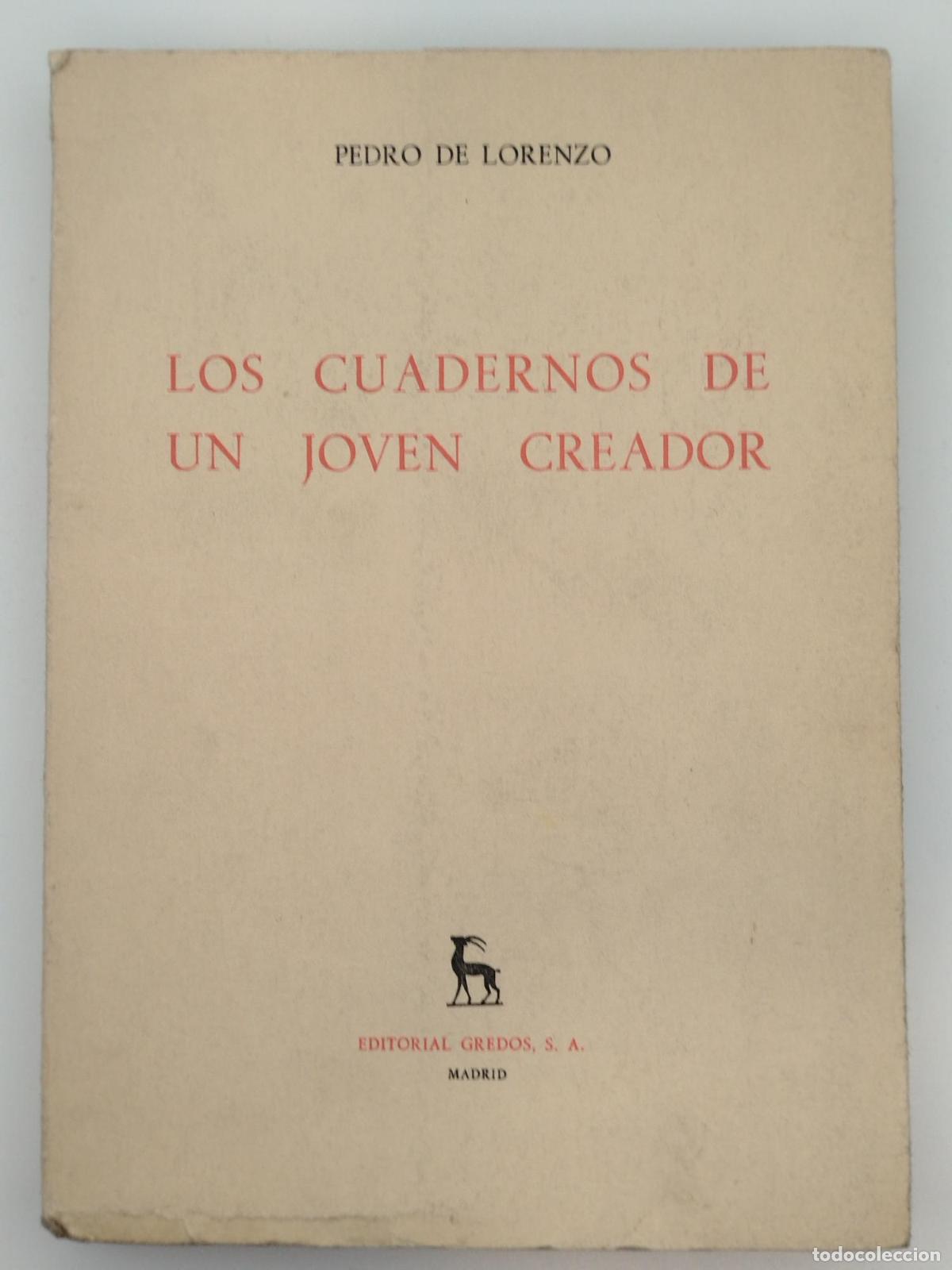 Libros de segunda mano: Los cuadernos de un joven creador - de Lorenzo, Pedro.