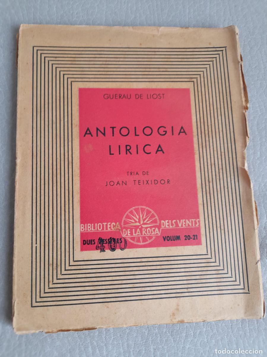 Libros de segunda mano: Guerau de Liost. Antologia L&iacute;rica