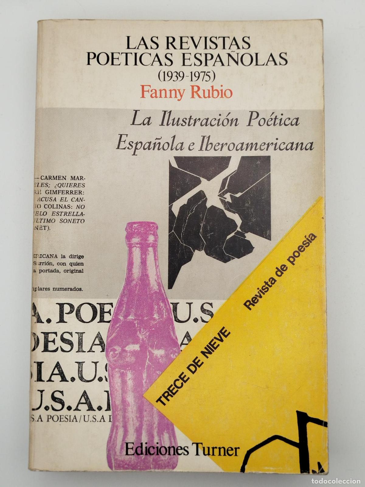 Libros de segunda mano: Revistas po&eacute;ticas espa&ntilde;olas, 1939-1975 - Rubio, Fanny.