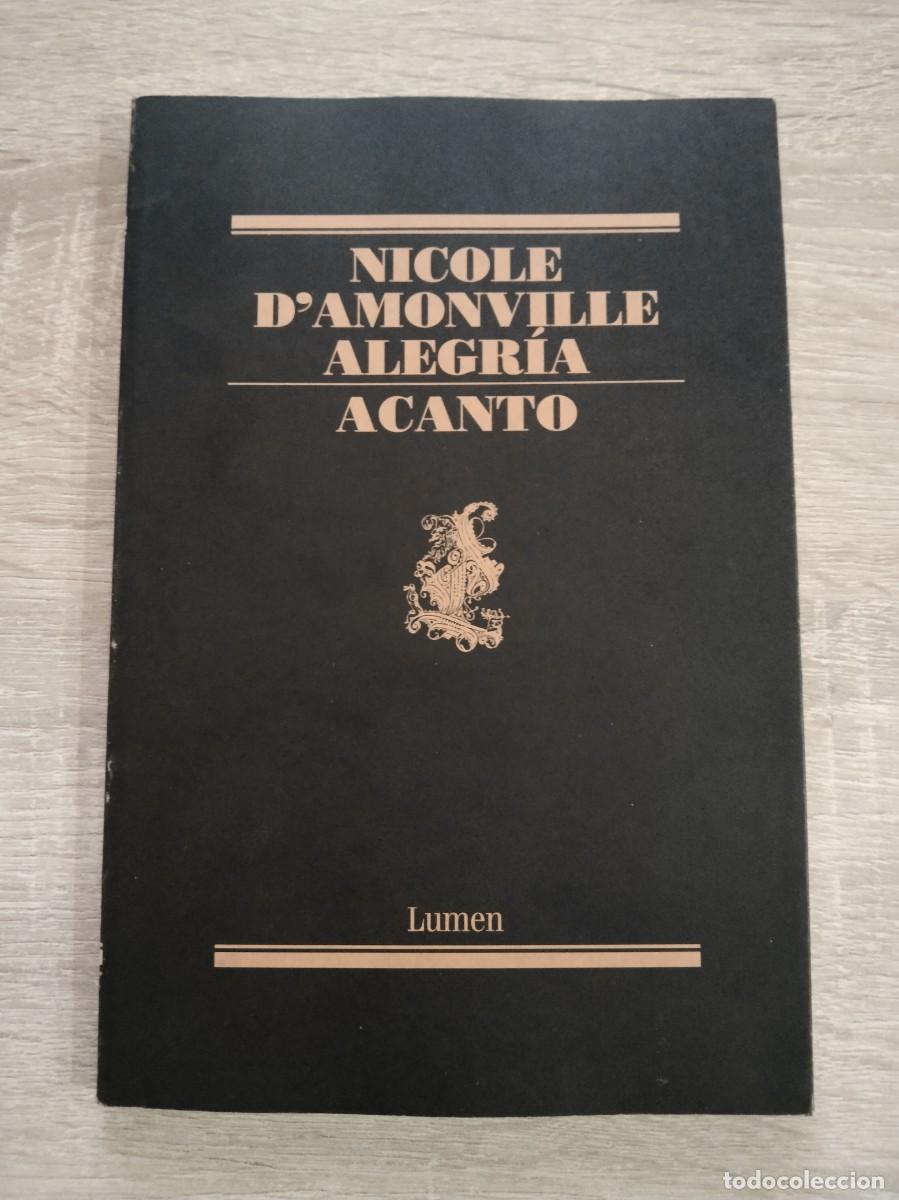 Libri di seconda mano: ACANTO - d&acute;Amonville Alegr&iacute;a