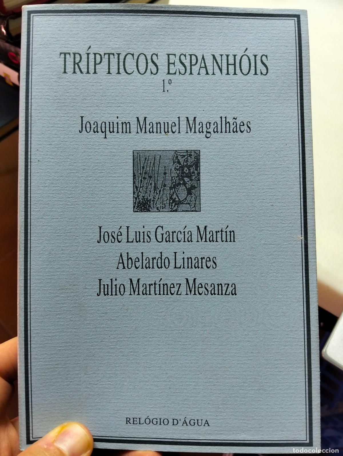 Libros de segunda mano: Literatura Portuguesa, Tripticos Espanhois, J. M. Magalhaes, ed. Relogio, 1998. VISITA CATALOGO L55