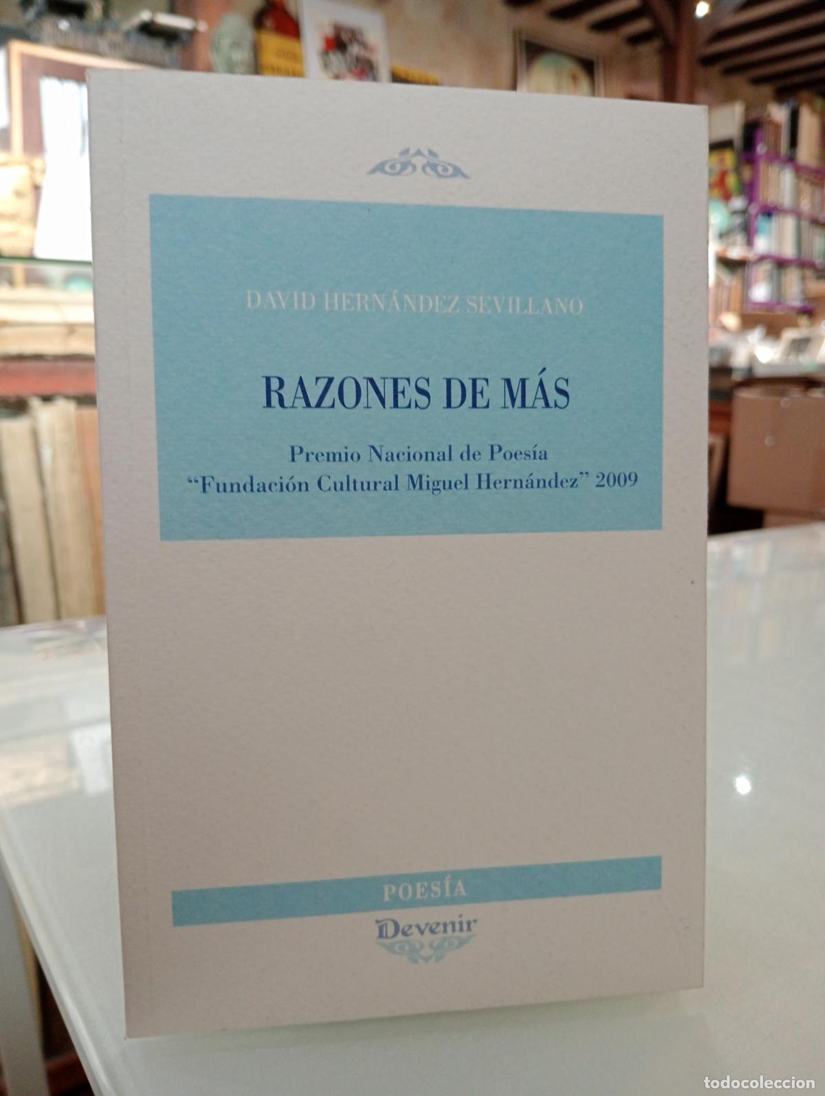 Libros de segunda mano: Razones de m&aacute;s - Hern&aacute;ndez Sevillano, David.