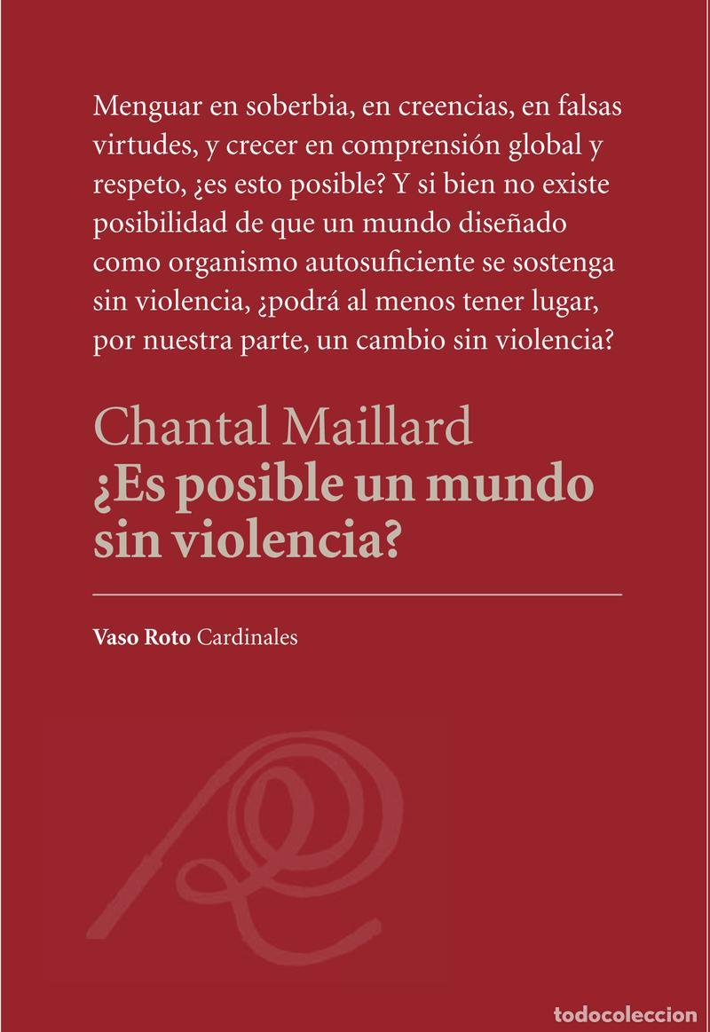 Libros de segunda mano: &iquest;Es posible un mundo sin violencia?. - Maillard, Chantal.