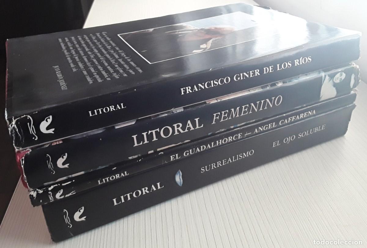 Libros de segunda mano: LOTE LITORAL FEMENINO, SURREALISMO, &Aacute;NGEL CAFFARENA Y GINER DE LOS R&Iacute;OS.