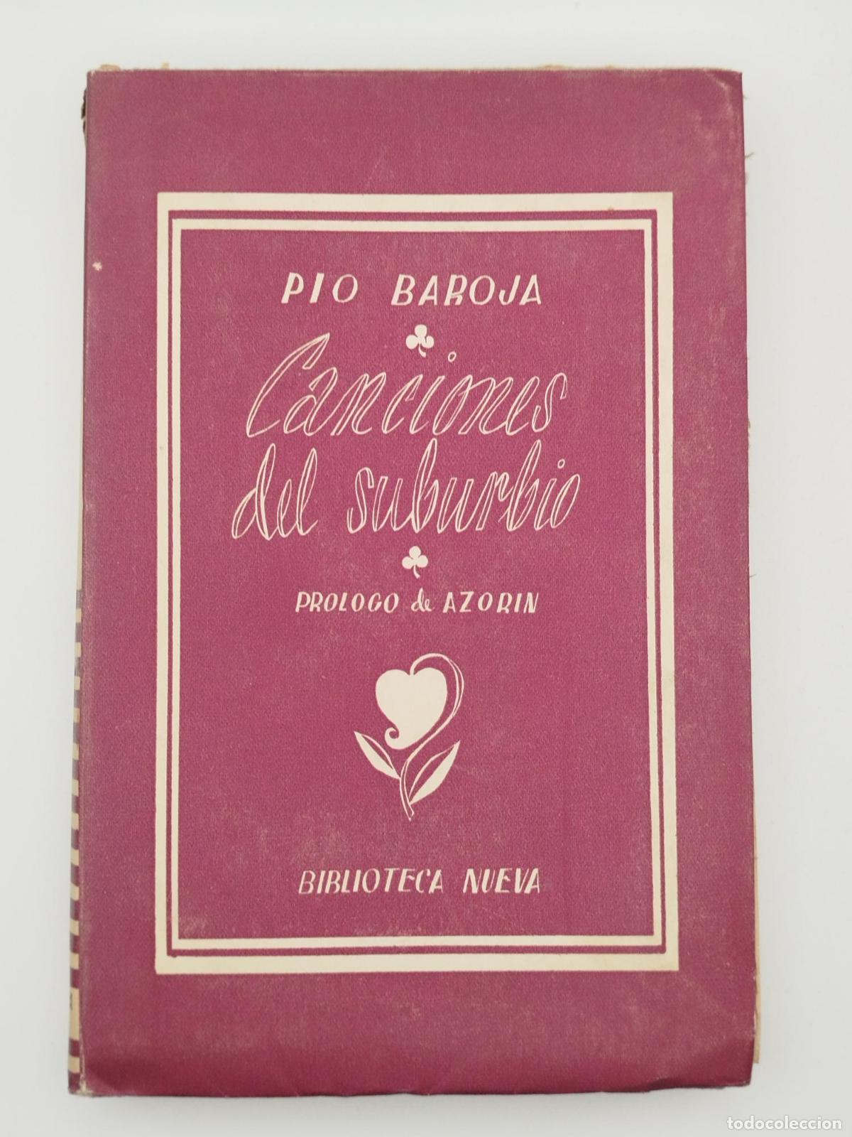 Libros de segunda mano: Canciones del suburbio - Baroja, P&iacute;o.