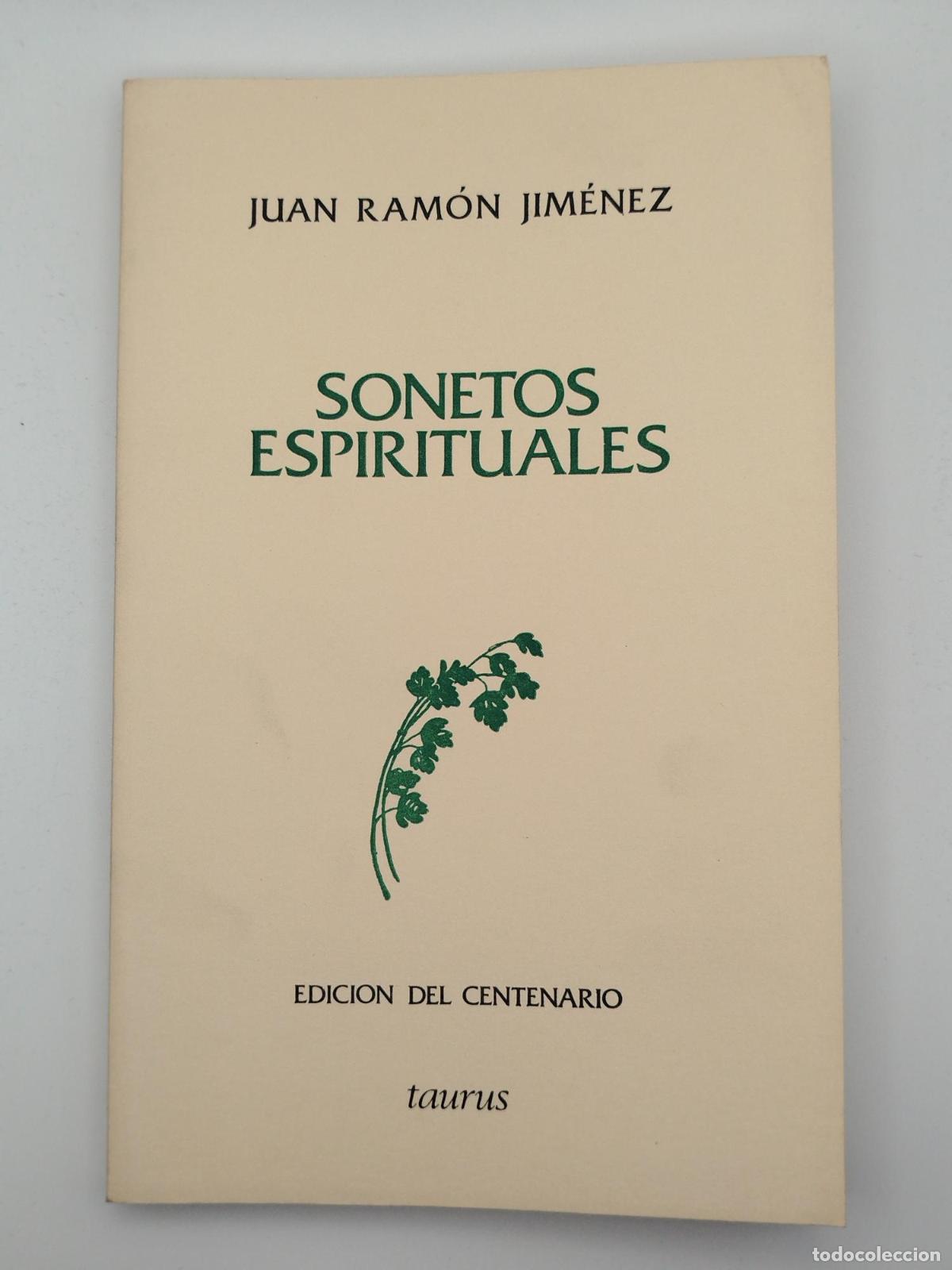 Libros de segunda mano: Sonetos espirituales. Edici&oacute;n del centenario N&ordf;12 - Jim&eacute;nez, Juan Ram&oacute;n.